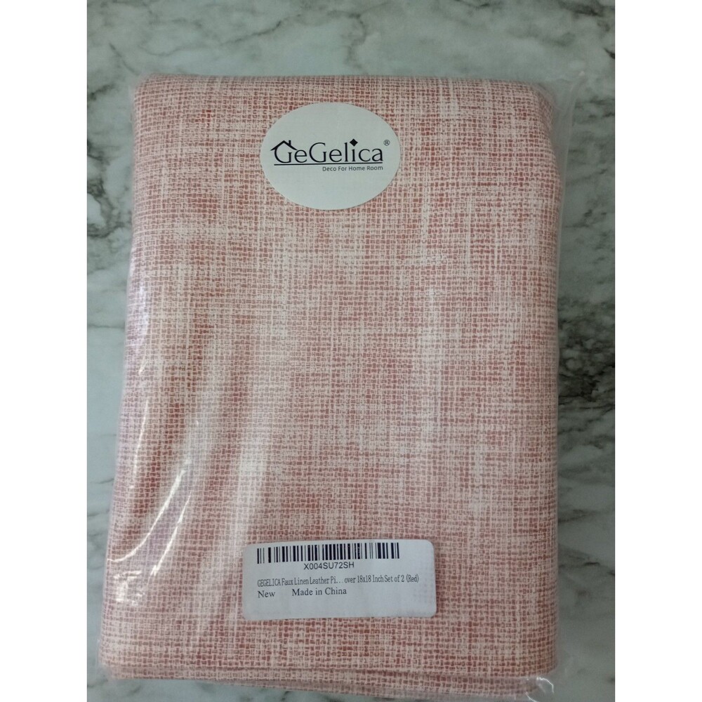 NIB Gelica 2 Outdoor Pillow Case Waterproof Outdoor Pillowcases Zipper Closure